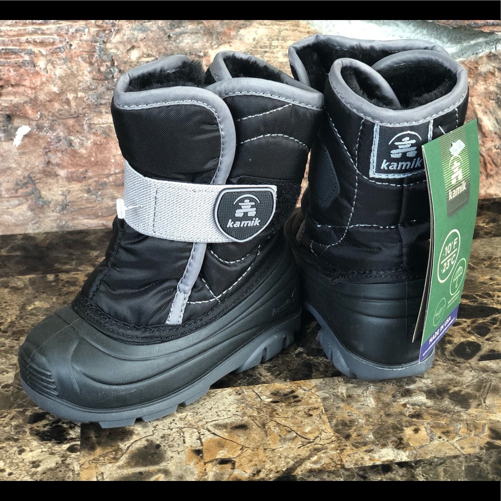 NEW Kamik Toddler Boys Snowbug Outdoor Boots - Picture 4 of 10